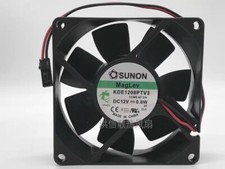 SUNON 8025 KDE1208PTV3 13.MS.AF.GN DC12V 0.8W 8CM 2-Wire Silent Cooling Fan picture