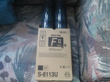 2 Riso Brand S8113 Black Ink, Risograph Ink For SF5130 RZ / MZ / EZ Series S4254 picture