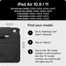 ZUGU Case for iPad Air 11 inch (M2/M3/M4) iPad Air 10.9 Gen 5/4... picture
