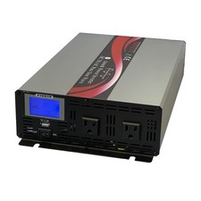 3000W Power Inverter Pure Sine Wave 12V 24V 48V 72V DC to 120V 240V AC USB LCD picture