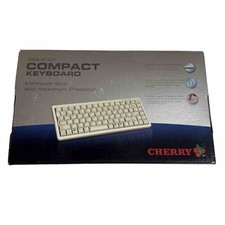 Cherry Compact-Keyboard G84-4400 Keyboard PS/2 English NOS  Ships FREE picture