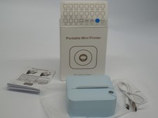 BT Portable Mini Printer, Bluetooth Color, 300x600 DPI, A4 Support picture