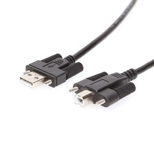 6ft Screw Lock USB 2.0 Hi-Speed A to B Device Cables picture