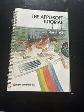 The Applesoft Tutorial | Apple Manual Original Spiral Bound | 156 Pages Vintage picture