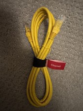 Comcast Xfinity CAT5e Ethernet Patch Cord Yellow 7 FT 24 AWG  picture