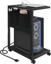 PC Stand, Computer Tower Stand with Charging Station, Height Adjustable PC Tower picture