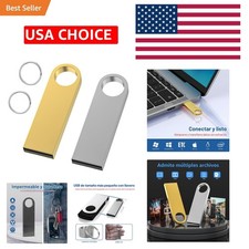 Unidad Flash USB de 2GB Paquete de 2 con Llaveros, Wooolken Unidades USB 2.0 de picture
