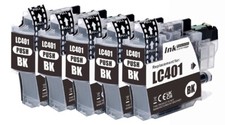 5P BLACK Premium Ink fits Brother LC401 MFC-J1010DW MFC-J1012DW MFC-J1170DW picture
