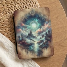 Mystical Moonlit Castle Fantasy Landscape Kindle Paperwhite 7