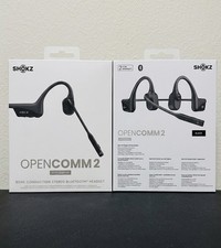 Shokz - OpenComm2 Bone Conduction Stereo Bluetooth Headset 2025 Upgrade - Black picture