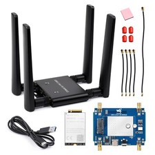 Waveshare 5G DONGLE Expansion Board, USB 3.2 Port, Aluminum Alloy Case Quad picture