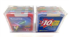 10 Pack NEW FUJIFILM ZIP 100MB Disks Iomega IBM Formatted FACTORY SEALED LOT picture