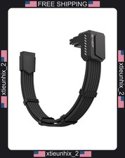 GPU Extension Cable 16AWG 12V-2x6 90° for RTX 40/50 Series, Black picture