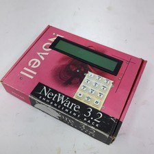 Vintage Novell NetWare 3.2 Custom LCD Keypad Serial Device Prototype Project picture