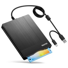 Floppy Disk Reader 3.5 Inch USB Floppy Disk Drive External 3 1/2 Floppy Disc Rea picture