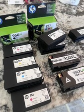 HUGE LOT HP 8610 Printer 950 Black 951 Color Ink 18 Cartridges PLEASE READ￼ picture