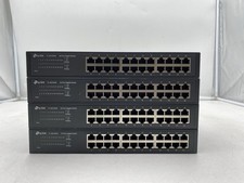 Lot of 4 TP-Link TL-SG1024S 24-Port Gigabit Switch 10/100/1000Mbps picture