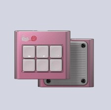 RAMA WORKS M6-C Hazakura 6-Key Macro Pad — CNC Aluminum Hot-Swap VIA/QMK NIB picture