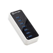 Syba SY-HUB20152 SuperSpeed USB 3.0 7 Port Hub Support w/ 12V/3A AC Power Ad picture