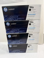 Lot Of 4 Genuine HP 94A CF294A Black OEM LaserJet High Yield Toner Cartridge New picture