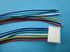 100 pcs 2510 Pitch 2.54mm 7 Pin Female Connector with 26AWG 300mm Leads Cable picture