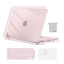 MOSISO Compatible with MacBook Neo Case 13 inch 2026 Release Crystal Blush picture