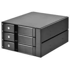 Silverstone SST-FS303B-12G 5.25 Trayless Hot-SwapCage 3x 3.5in SAS/SATA Bays picture