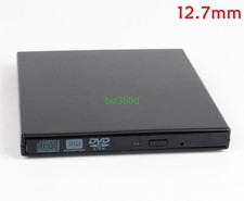 USB Slim External Case Enclosure For 12.7mm SATA CD DVD RW Burner Optical Drive picture