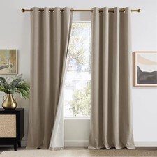  100% Blackout Velvet Curtains 96 inch Long 52 52