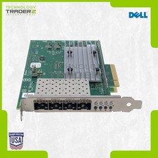 0HY9T Dell Quad-Ports SFP+ 10Gbps PCI-E Network Adapter 00HY9T W/ Bracket picture