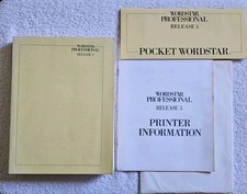 1988 Wordstar Professional Release 5 Printer Manual Reference Guide picture