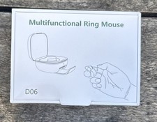Multifunctional Ring Mouse Black D06 New / Sealed picture