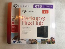 Seagate Backup Plus Hub 6TB Desktop Storage with Integrated USB - NEW SEALED picture