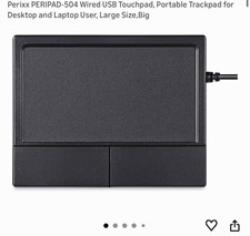 Perixx PERIPAD-504 Wired USB Touchpad Trackpad Portable 2-Button Black picture