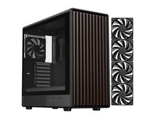 DIYPC DIY-ATX08-Wood Black USB3.0 /Type C ATX Mid Tower Gaming Computer Case w/ picture