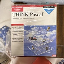 Symantec THINK Pascal v4.0 Educational Use Only Boxed Vintage Software picture