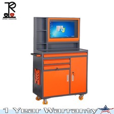 Heavy Duty Workbench Industrial Computer Cabinet/desk PC Cabinet 27 Inch Monitor picture