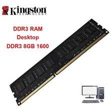 DDR3 8GB 1600 RAM Kingston PC3-12800 1.5V 240-Pin Desktop DIMM Memory KVR16N11/8 picture