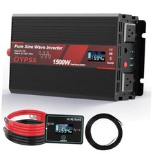 1500W Power Inverter 12V to 110V 120V AC Pure Sine Wave Inverter 12V-1500Watt picture