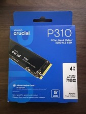 Crucial P310 4TB PCIe  Gen 4.0 x4 NVMe M.2 2280 Internal SSD CT4000P310SSD8 picture
