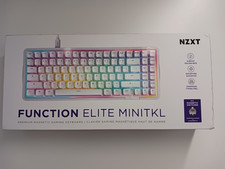 NZXT Function Elite MiniTKL Hall Effect Magnetic Keyboard White Wired Aluminum picture