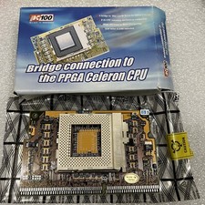 NEW PCCHIPS PC100 SLOT 1 370 SLOCKET PGA370 4 CELERON Mendocino 533 CPU ADAPTER picture
