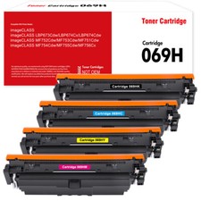 069H Toner Cartridge Set High Capacity 4-Pack Compatible for Canon 069H picture