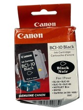 Canon Original Genuine Ink Cartridge BC1-10 Black Noir 0956A003 Made In Japanl picture