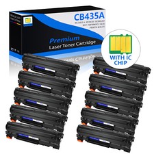 10PK Black CB435A Toner Cartrodge For HP Laserjet P1005 P1006 P1007 P1008 P1009 picture