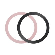 2 Pcs Black, Rose Gold Magnetic Adapter Ring Wireless Charger Conversion Kit picture