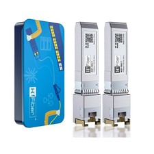 HFiber.com 10Gb SFP+ RJ45 Module, 10Gbase-T Ethernet SFP+ Copper Transceiver... picture