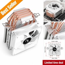 CPU Cooler Tower 4 Heat Pipe 90mm Fan Intel LGA2011 X79 X99 AMD AM4 4Pin picture
