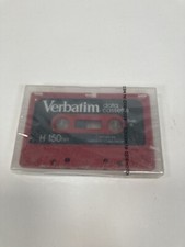 Verbatim Data Cassette T 150H T150H NEW Sealed Blank  *Red* picture