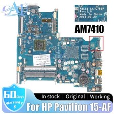 LA-C781P Mainboard For HP Pavilion 15-AF Laptop Motherboard AM7410 818650-501 picture
